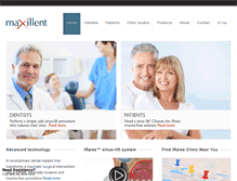 Tablet Screenshot of maxillent.com
